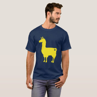 Camiseta T-shirt amarelo do lama