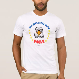 Camiseta T-Shirt "American Eagle" - Design de negrito com F