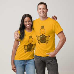 Camiseta T-shirt americano da mistura do Poli-Algodão do