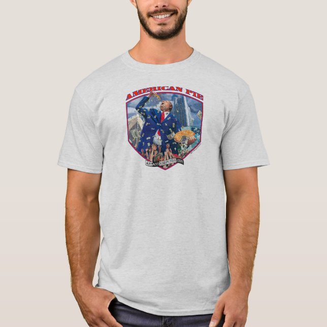 Camiseta T-shirt americano da torta (Frente)