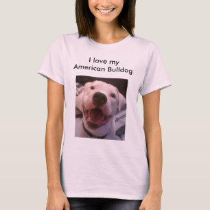 Camiseta T-shirt americano do buldogue
