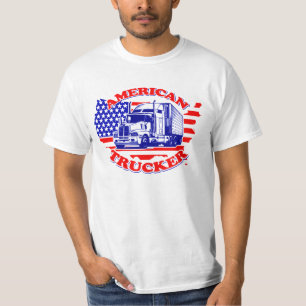 Camiseta T-shirt americano do camionista