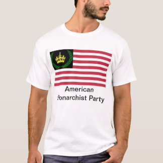 Camiseta T-shirt americano do partido do Monarchist