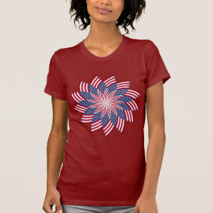 Camiseta T-shirt americano do Pinwheel (escuro)