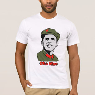 Camiseta T-shirt americano do roupa de Obama Mao