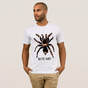 Camiseta T-shirt americano do roupa do Tarantula dos homens