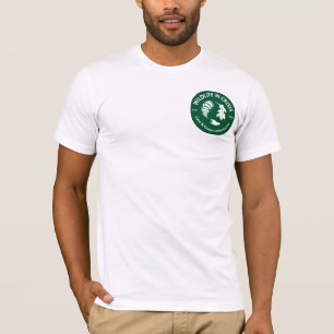 Camiseta T-shirt americano do roupa dos homens