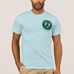 Camiseta T-shirt americano do roupa dos homens