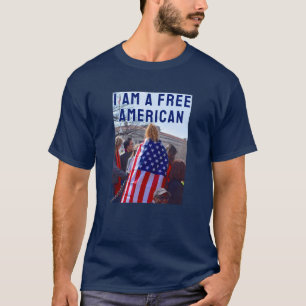 Camiseta T-Shirt americano livre (escuro)