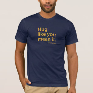 Camiseta T-shirt americano unisex da excursão do abraço d