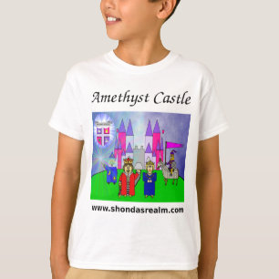 Camiseta T-shirt Amethyst do castelo do reino de Shonda