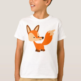 Camiseta T-shirt amigável bonito das crianças do Fox dos
