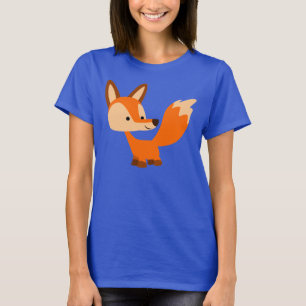 Camiseta T-shirt amigável bonito das mulheres do Fox dos