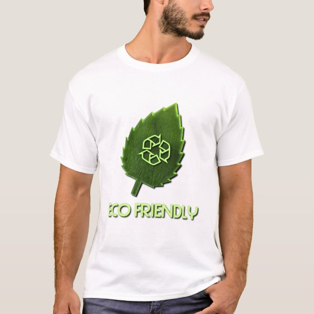 Camiseta T-shirt amigável da criança de Eco (Frente)