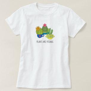 Camiseta T-shirt amigável do Succulent das plantas