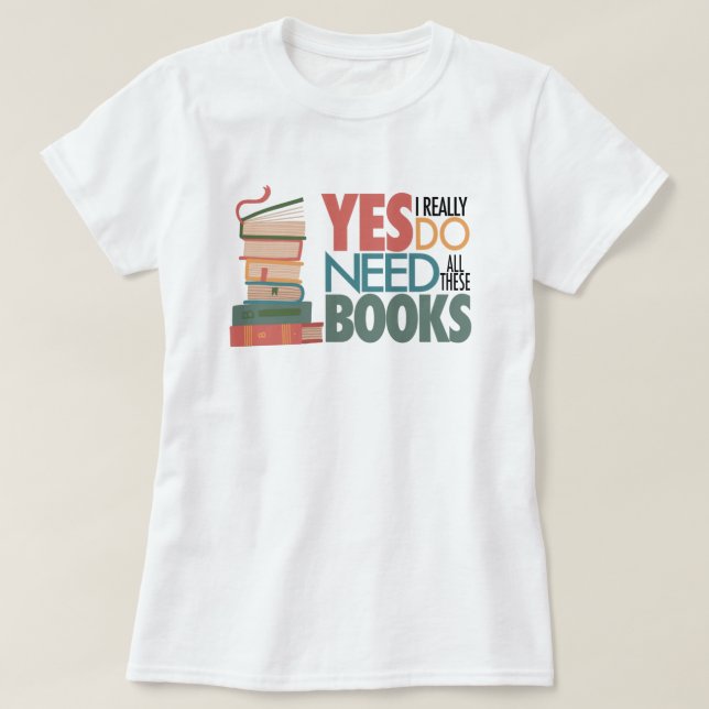Camiseta T-Shirt Amor de Livro e Leitura (Frente do Design)