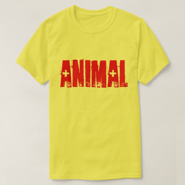 Camiseta T-Shirt ANIMAL (Frente do Design)