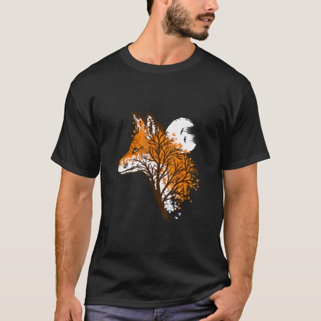 Camiseta T-Shirt animal da Tree Fox (Frente)