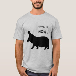 CAMISETA T-SHIRT ANIMAL HIPPO