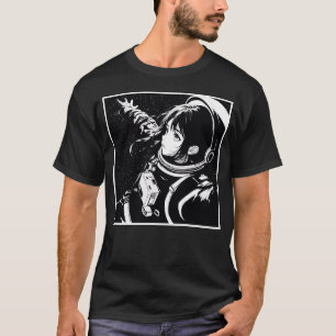 Camiseta T-Shirt anime de moça espacial
