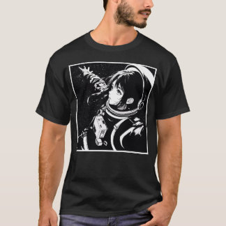 Camiseta T-Shirt anime de moça espacial