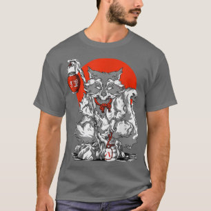 Camiseta T-Shirt Anime Tengu Wolf
