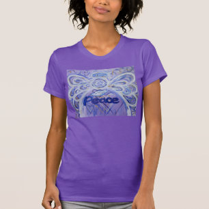 Camiseta T-Shirt Anjo de Paz (Pintura em Ambos os Lados)