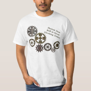 Camiseta T-shirt antigo da engrenagem