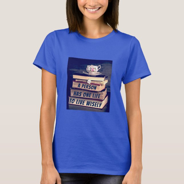 Camiseta T-Shirt ao Vivo (v2 escuro) (Frente)