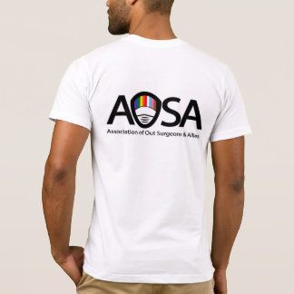 Camiseta T-shirt AOSA (logo da frente e do verso)