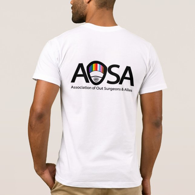Camiseta T-shirt AOSA (logo da frente e do verso) (Verso)