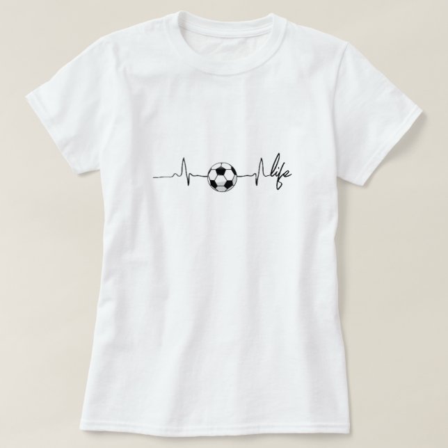 Camiseta T-Shirt Apaixonado por Futebol (Frente do Design)