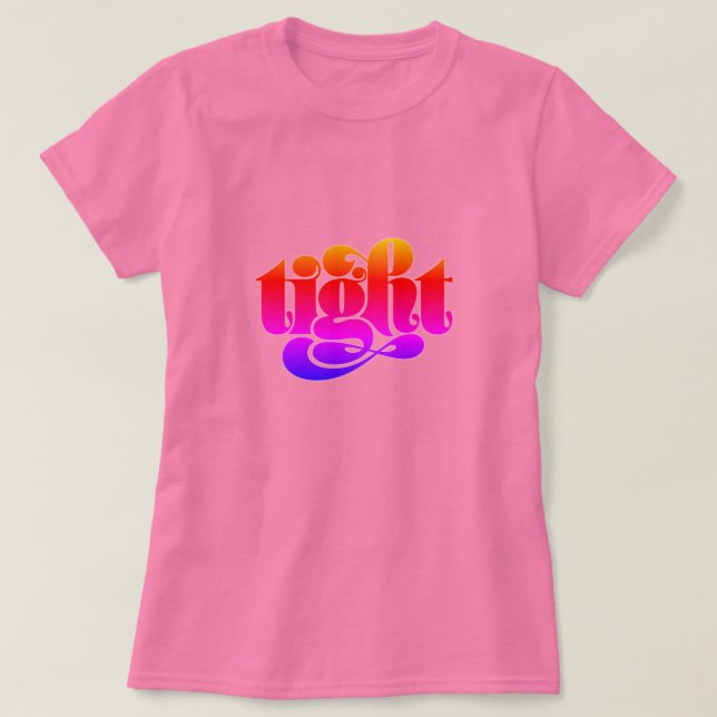 Camiseta T-Shirt Apertada (Frente do Design)