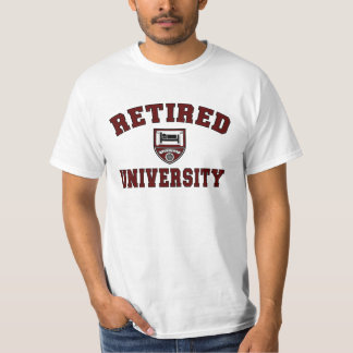 Camiseta T-shirt aposentado da universidade