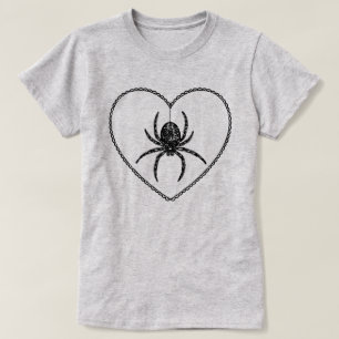 Camiseta T-Shirt Aranha do Coração