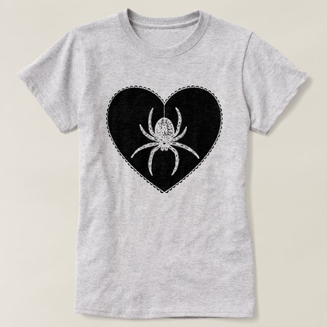Camiseta T-Shirt Aranha do Coração (Frente do Design)