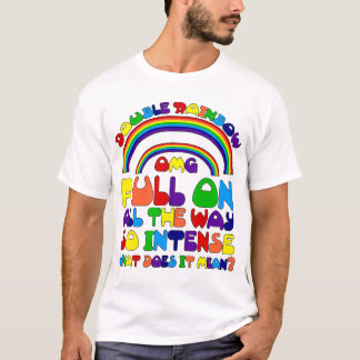 Camiseta T-Shirt Arco-Íris Duplo