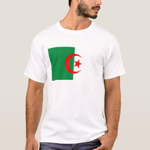 Camiseta T-shirt argelino da bandeira