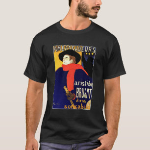Camiseta T-shirt: Aristide Bruant por Toulouse-Lautrec