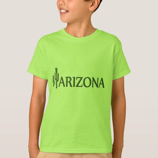 Camiseta T-shirt arizona Saguaro Cactus Kids (Frente)
