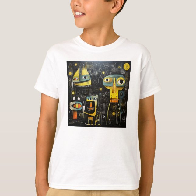 Camiseta T-shirt art abstrait (Frente)