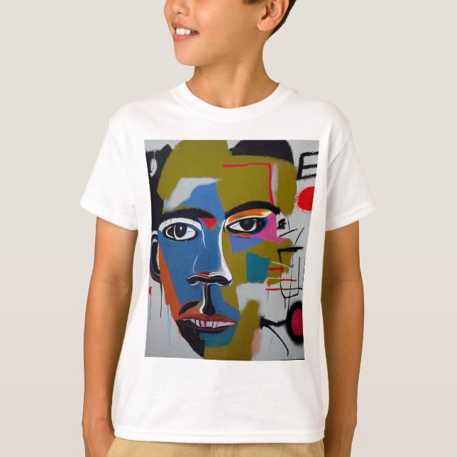 Camiseta T-shirt art abstrait (Frente)