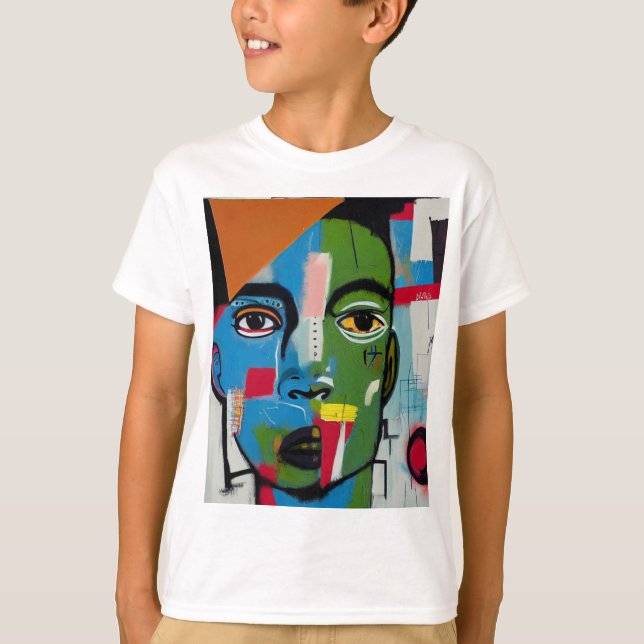 Camiseta T-shirt art abstrait (Frente)