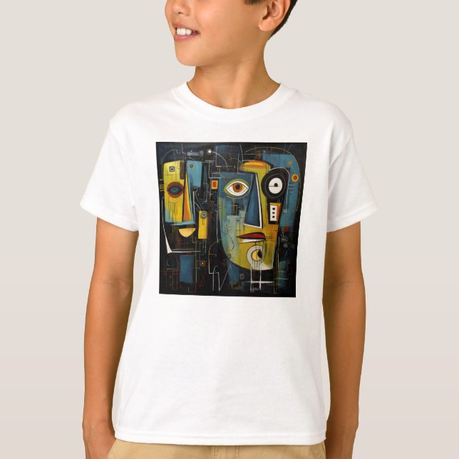 Camiseta T-shirt art abstrait (Frente)