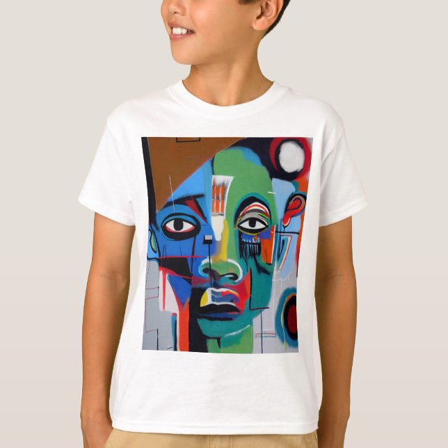 Camiseta T-shirt art abstrait (Frente)