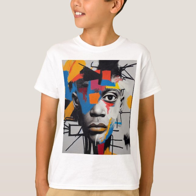 Camiseta T-shirt art abstrait (Frente)