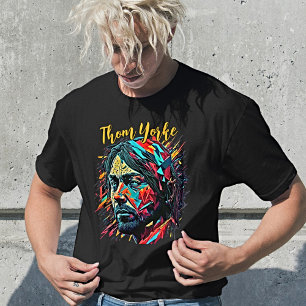 Camiseta T-shirt artística do Thom Yorke