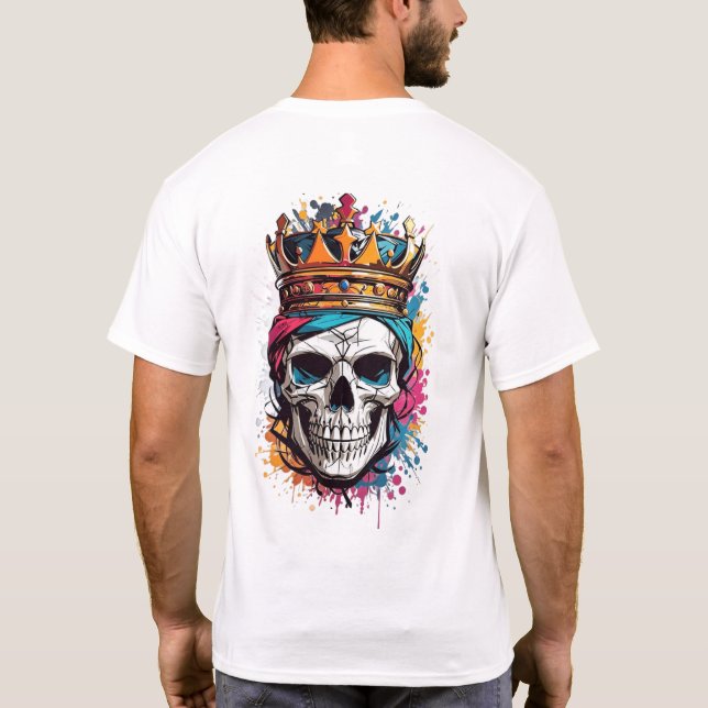 Camiseta T-shirt artística em negrito (Verso)