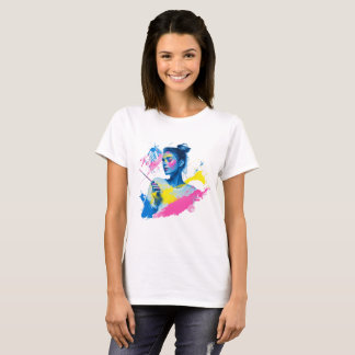 Camiseta T-Shirt Artístico Vibrante