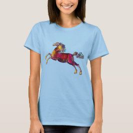 Camiseta T-Shirt Artsy Colorful Horse